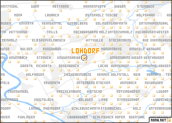 map of Löhdorf