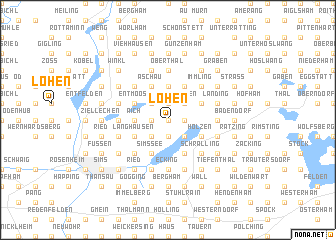 map of Lohen