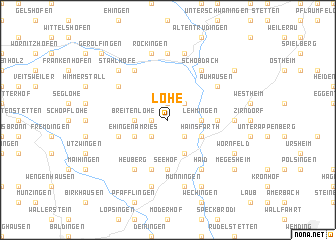 map of Lohe