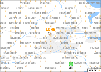 map of Lohe