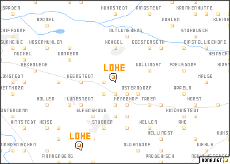 map of Lohe