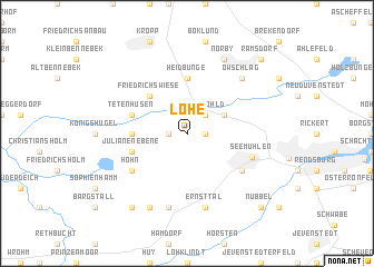 map of Lohe