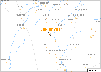 map of Lohi Hayāt