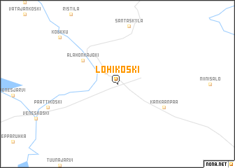 map of Lohikoski