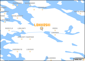 map of Lohikoski