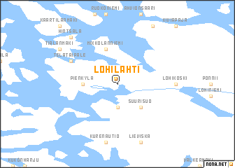 map of Lohilahti