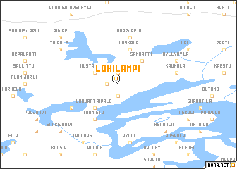 map of Lohilampi