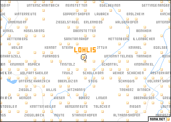 map of Löhlis