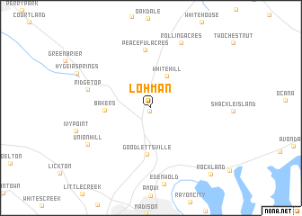 map of Lohman