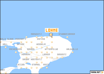 map of Lohme