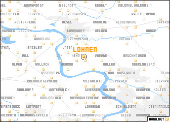 map of Löhnen