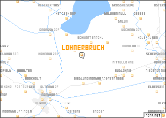 map of Lohnerbruch