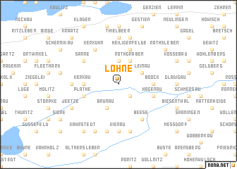 map of Lohne