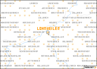 map of Lohnweiler