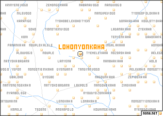 map of Lohonyonkaha