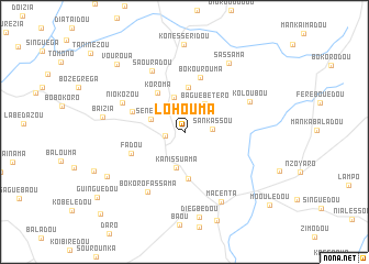 map of Lohouma