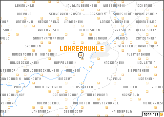 map of Lohrermühle