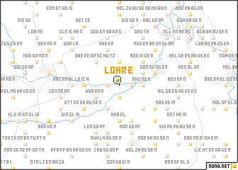 map of Lohre