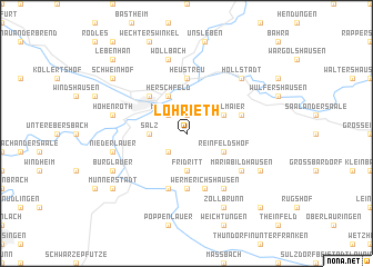 map of Löhrieth