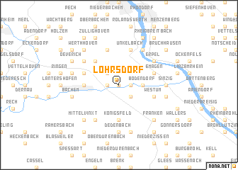 map of Lohrsdorf