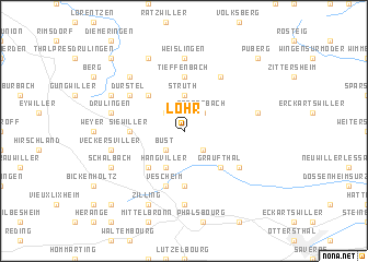 map of Lohr