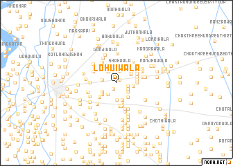 map of Lohuiwāla