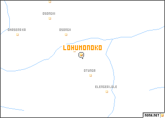 map of Lohumonoko