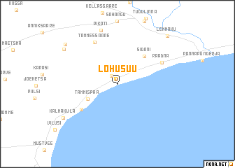 map of Lohusuu