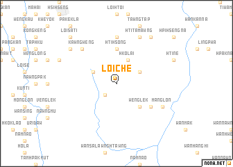 map of Loiche