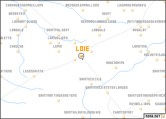 map of LʼOie