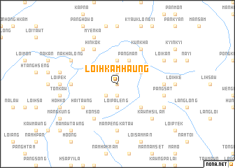 map of Loihkamhaung