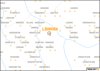 map of Loi-hkaw