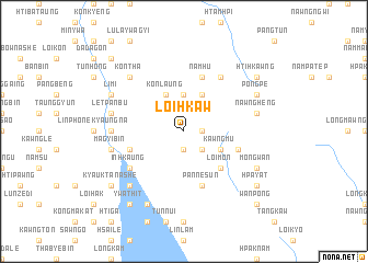 map of Loi-hkaw
