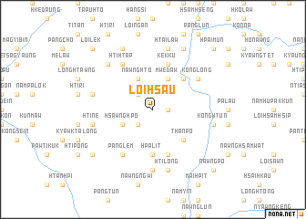 map of Loi-hsau