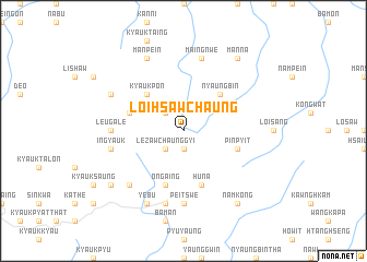 map of Loihsawchaung