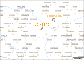 map of Loi-hseng