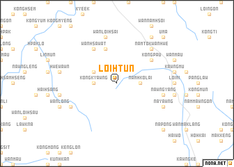 map of Loihtun