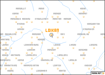 map of Loikan