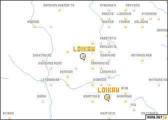 map of Loi-kaw