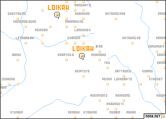 map of Loi-kaw