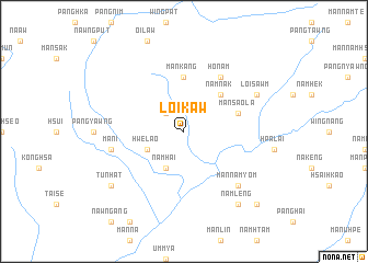 map of Loi-kaw