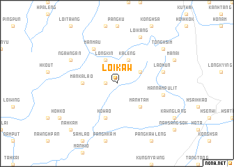 map of Loi-kaw