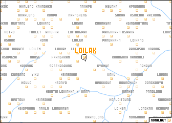 map of Loi-lak