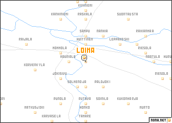 map of Loima