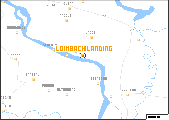 map of Loimbach Landing