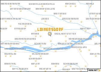 map of Loimersdorf
