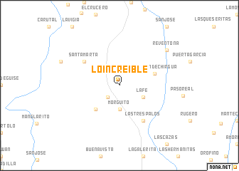 map of Lo Increíble