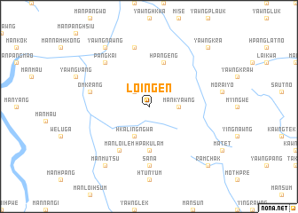 map of Loingen