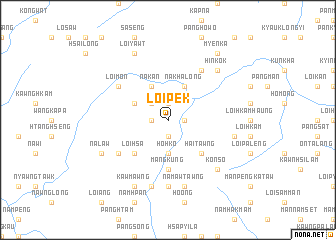 map of Loipek