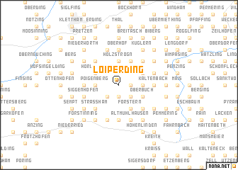 map of Loiperding